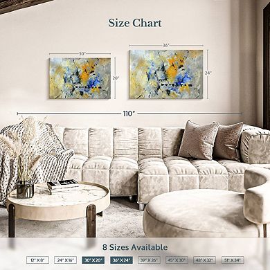 Fluttering Heart Abstract Wall Art