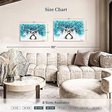 Twisting Reef Trees Wall Art