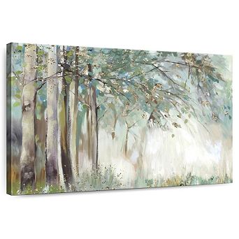 Silver Leaves Wall Art