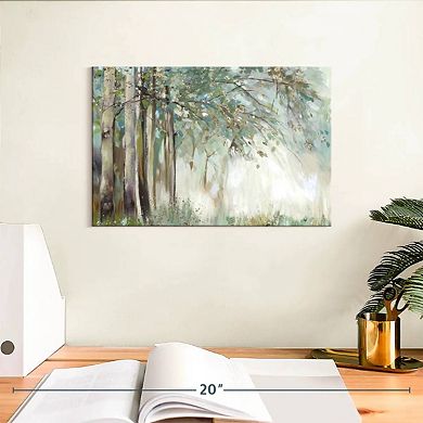 Silver Leaves Wall Art