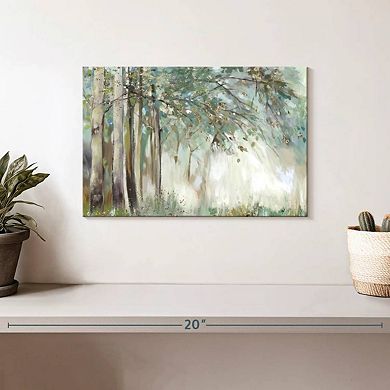 Silver Leaves Wall Art