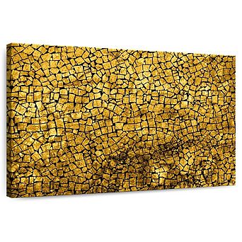 Gold Mosaic Wall Art