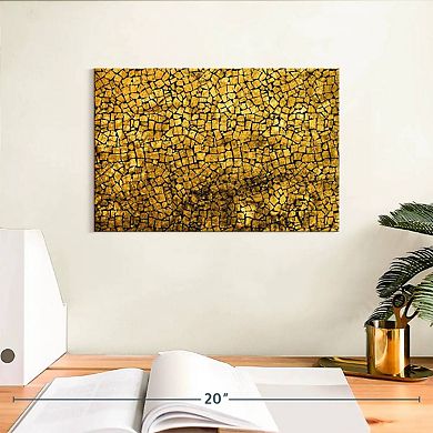 Gold Mosaic Wall Art
