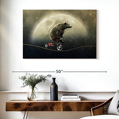 Bear Balancing Act Wall Art