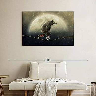 Bear Balancing Act Wall Art