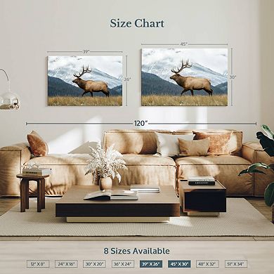 Mountain Bull Elk Wall Art