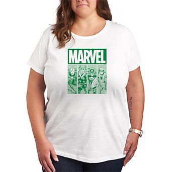 Plus Size Marvel St. Patrick's Graphic Tee