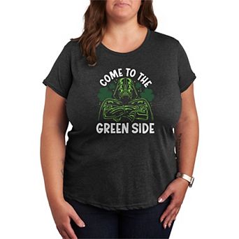 Plus Size Star Wars Darth Vader St. Patrick's Graphic Tee