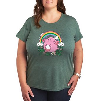 Plus Size Pokémon Chansey St. Patrick's Day Graphic Tee