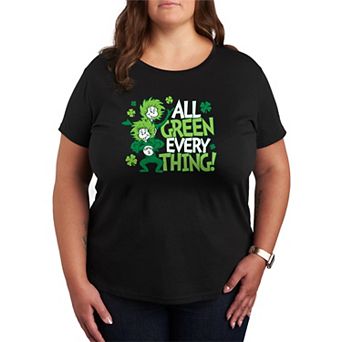 Plus Size Dr. Seuss Thing 1 & Thing 2 St. Patrick's Graphic Tee