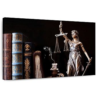Symbolic Lady Justice Wall Art