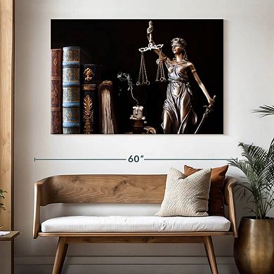 Symbolic Lady Justice Wall Art