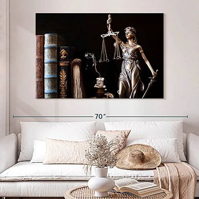 Symbolic Lady Justice Wall Art