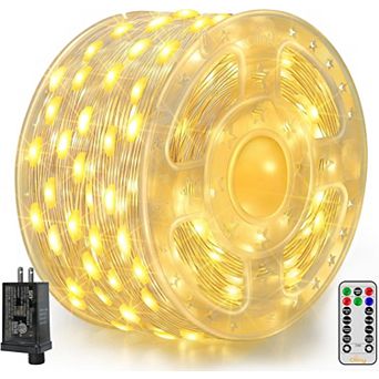Ollny 600 LED 197ft Warm White IP67 Waterproof Christmas Lights