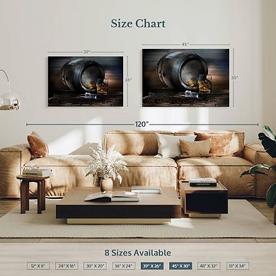 Whiskey Barrel Wall Art