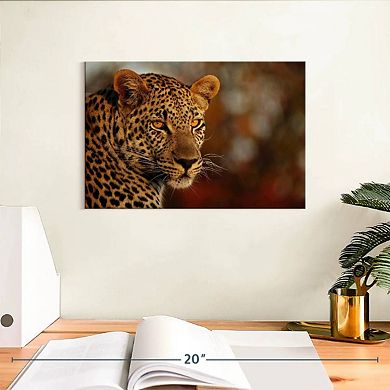 Intimidating Leopard Wall Art