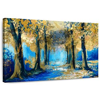 Abstract Forest Wall Art