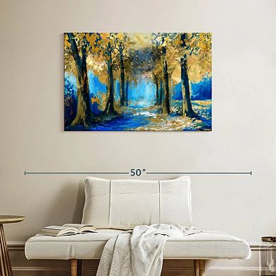 Abstract Forest Wall Art