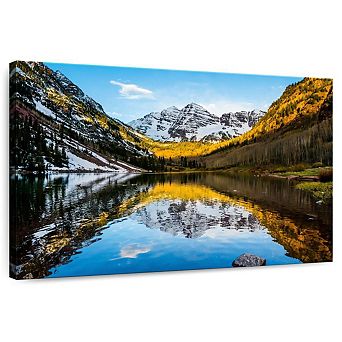Maroon Bells Mountain Scene Wall Art