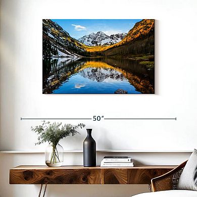 Maroon Bells Mountain Scene Wall Art