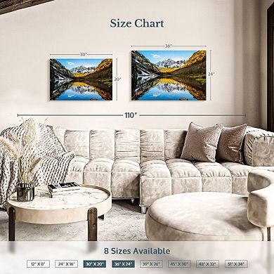 Maroon Bells Mountain Scene Wall Art