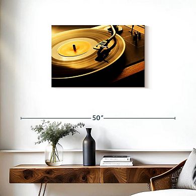 Spinning Vinyl Record Wall Art