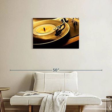 Spinning Vinyl Record Wall Art