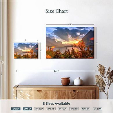 Montana Saint Mary Lake Wall Art