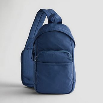 FLX Blue Dome Sling Crossbody Bag