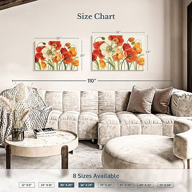 Poppies Melody Wall Art