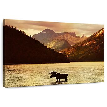 Lake Moose Wall Art