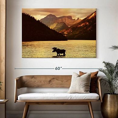 Lake Moose Wall Art