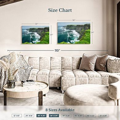 Windy Cliffs Of Moher Wall Art