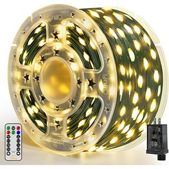 Ollny 800 LED 262ft Warm White IP67 Waterproof String Lights