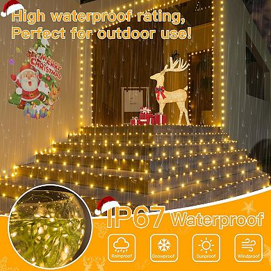 Ollny 800 LED 262ft Warm White IP67 Waterproof String Lights