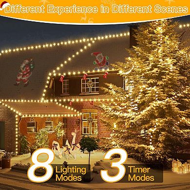 Ollny 800 LED 262ft Warm White IP67 Waterproof String Lights