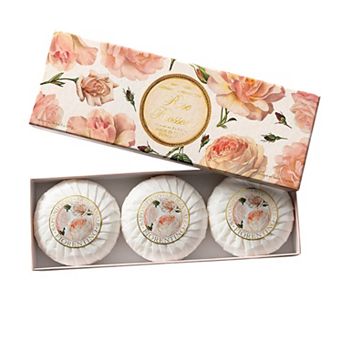 Discover Europe - Made in Italy Pleated 3 pc Artisan Soap Set