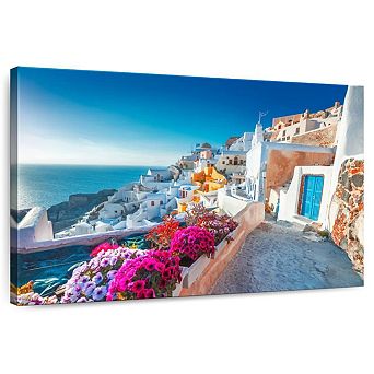 Traditional Santorini Houses Wall Art