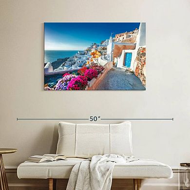 Traditional Santorini Houses Wall Art