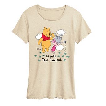 Women's Disney's Winnie The Pooh Create Your Own Luck Graphic Tee