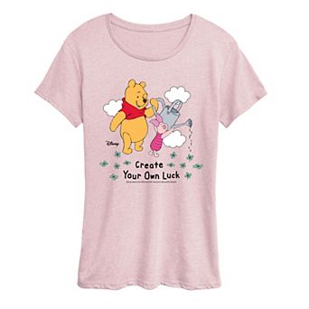 Women's Disney's Winnie The Pooh Create Your Own Luck Graphic Tee