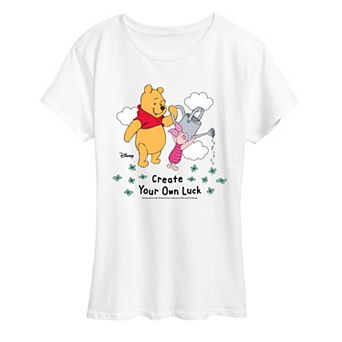 Women's Disney's Winnie The Pooh Create Your Own Luck Graphic Tee