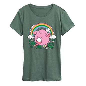 Women's Pokémon Chansey St. Patrick's Day Graphic Tee