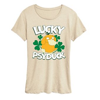Women's Pokémon Lucky Psyduck Graphic Tee