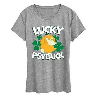 Women's Pokémon Lucky Psyduck Graphic Tee