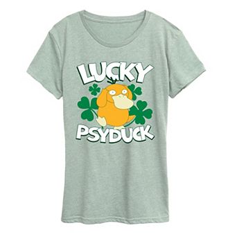 Women's Pokémon Lucky Psyduck Graphic Tee