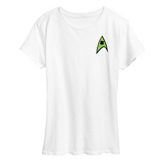 Women's Star Trek Starfleet Clover Logo Graphic Tee