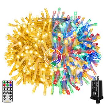 Ollny 200 LED 66ft Warm White/MultiColor String Lights