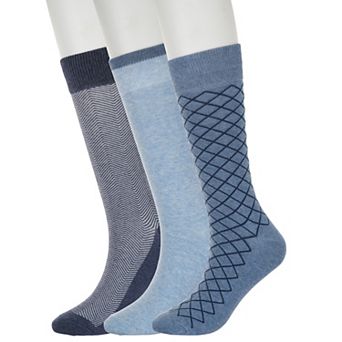 Men's Sonoma Goods For Life® 3 pk Printed Crew Socks