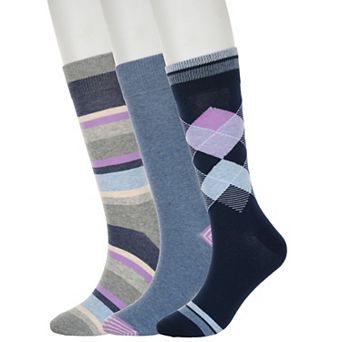 Men's Sonoma Goods For Life® 3 pk Printed Crew Socks